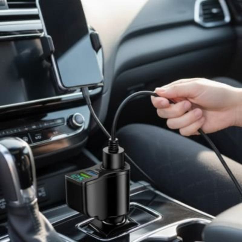 Chargeur rapide allume cigare multifonction polyvalent