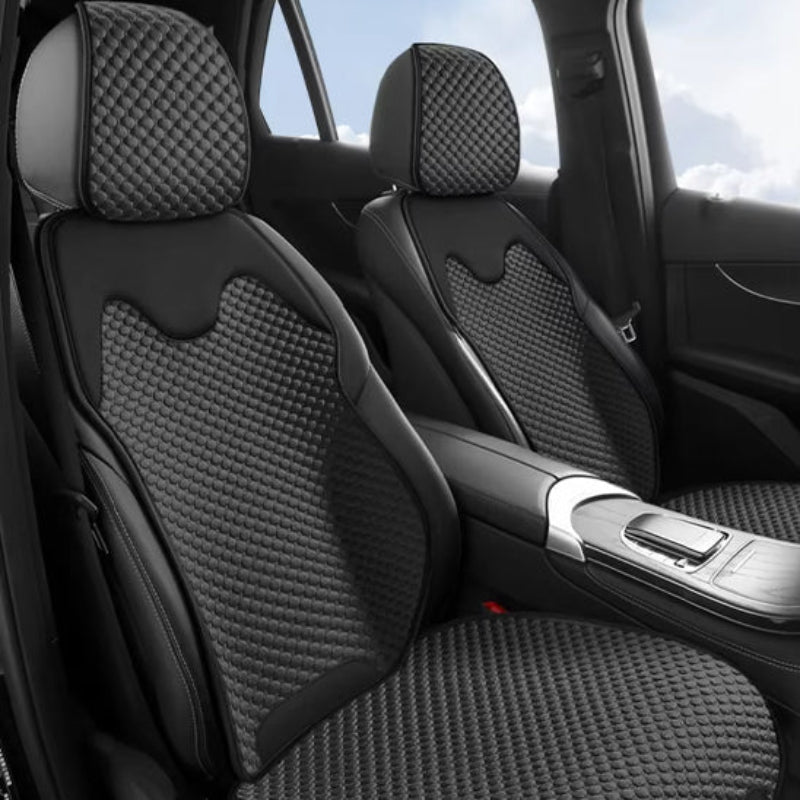 housse siege voiture respirant noir fond noir