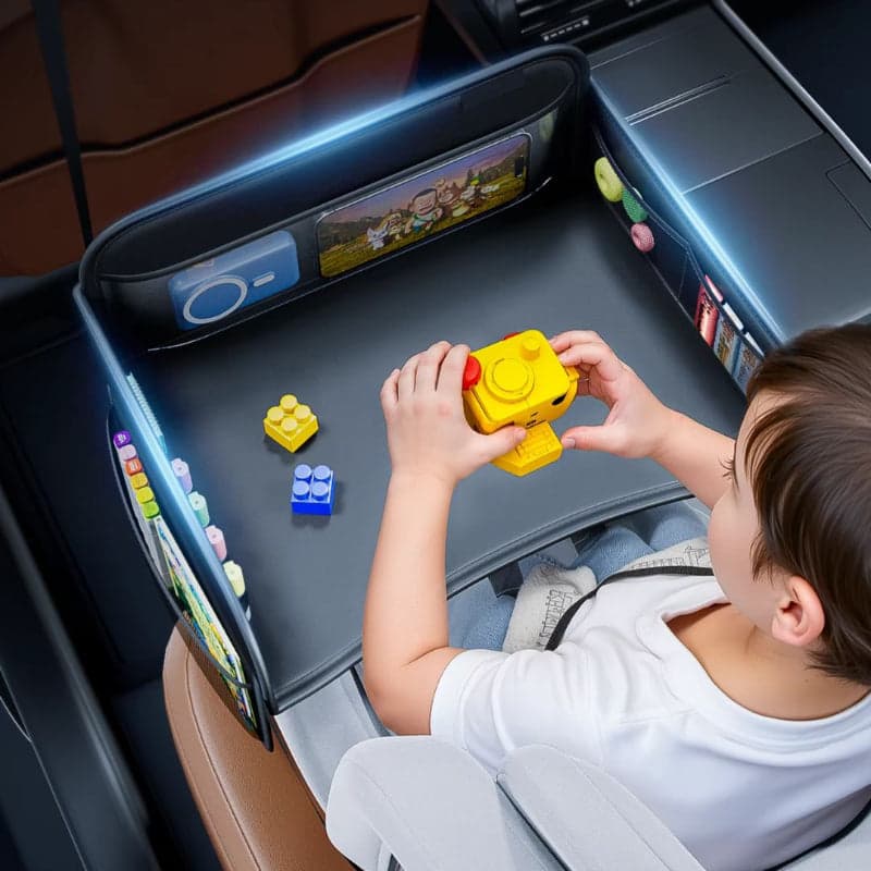 organiseur voiture enfant table travelkids pratique