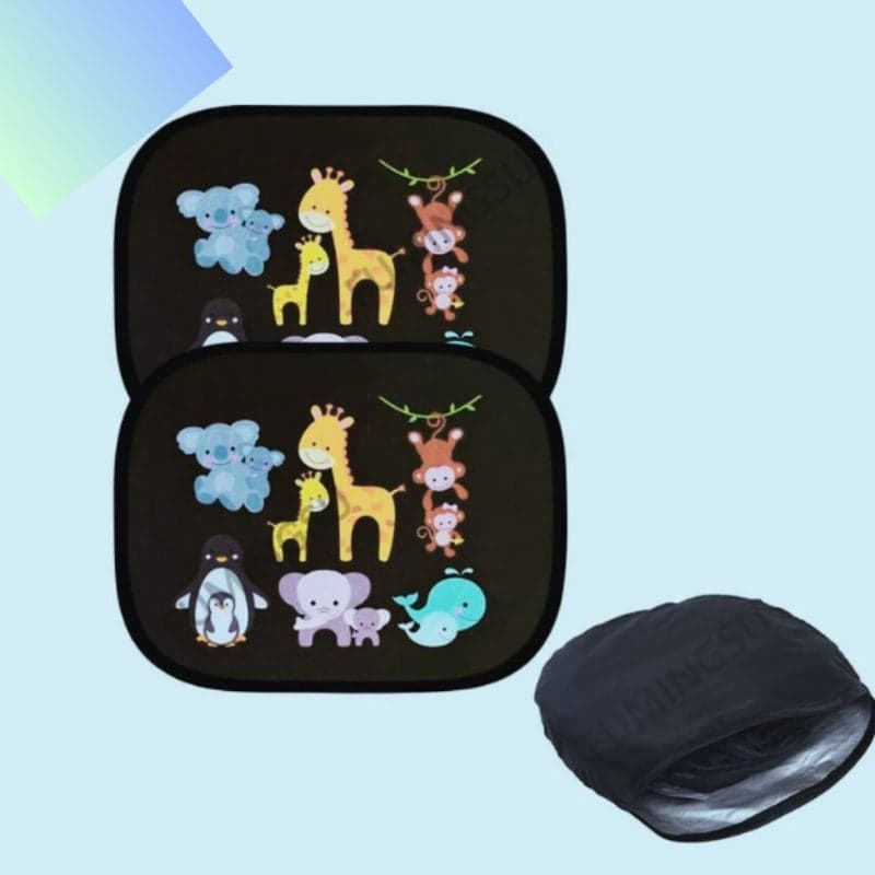 pare soleil bebe voiture cartoon