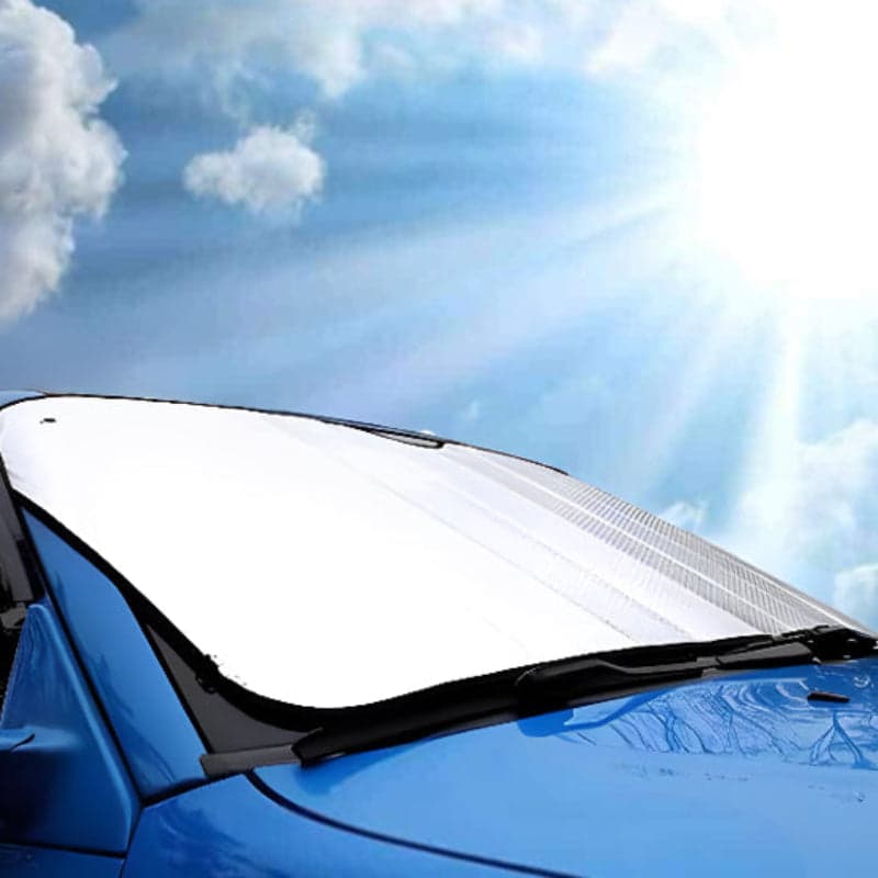 pare soleil pour voiture installation sur pare bris