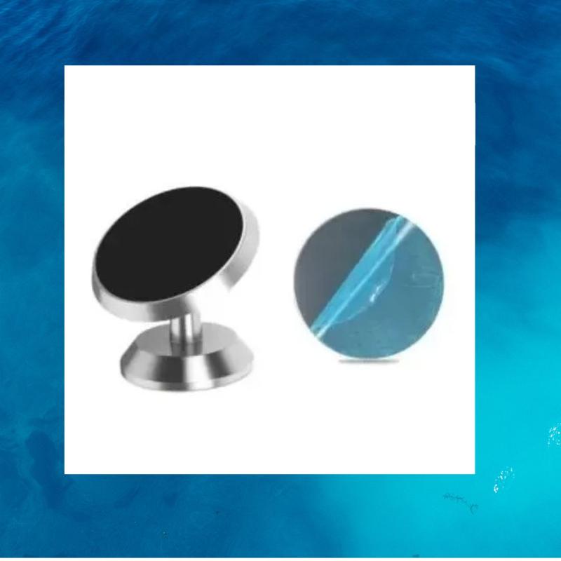 support-telephone-voiture-mini-couleur-argent-avec-aimant