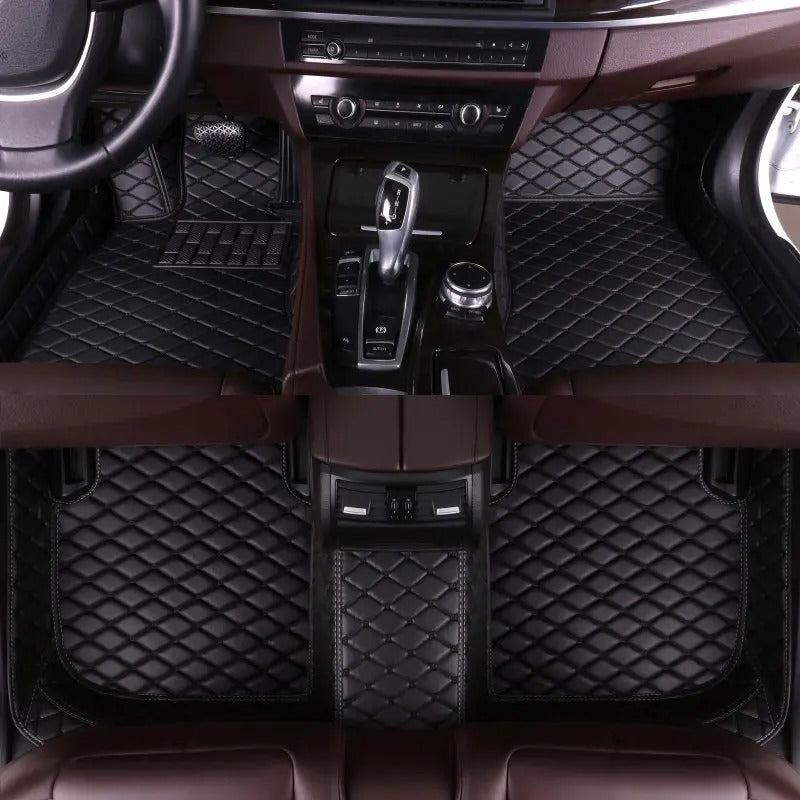 tapis de sol voiture nappa premium noir