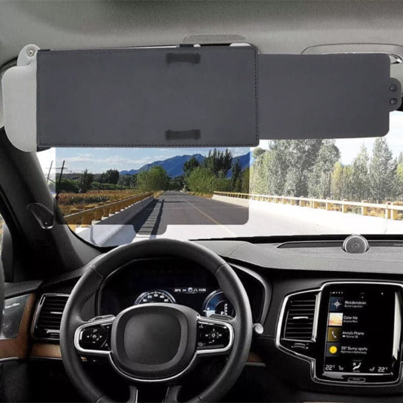 Pare-soleil Voiture Pliable Extensible - Visière Jour/nuit, Réglable, Pour Tous Modèles