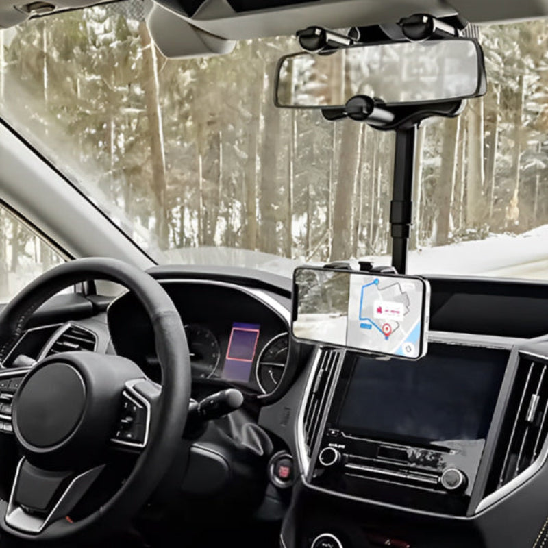 support telephone voiture anti tremblement automatique