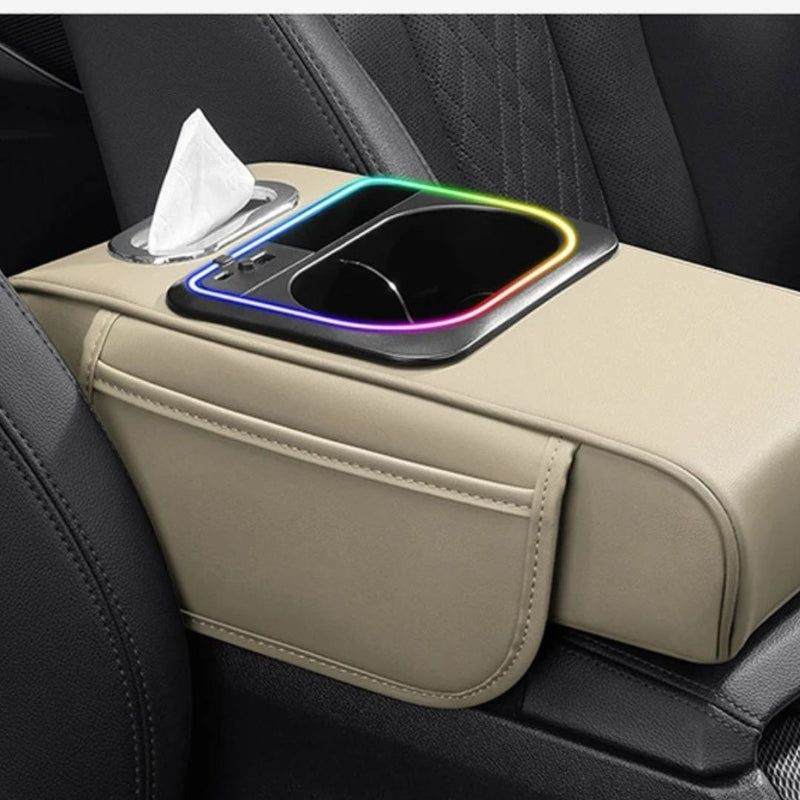 accoudoir universel pour voiture beige