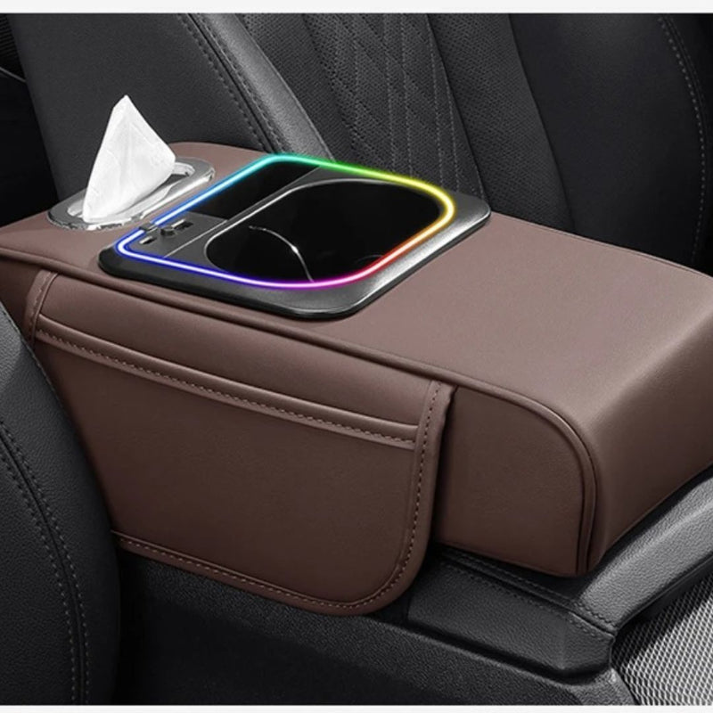 accoudoir universel pour voiture brun