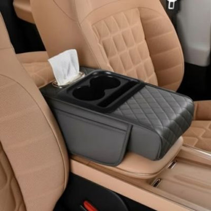 Accoudoir voiture ergonomique gris