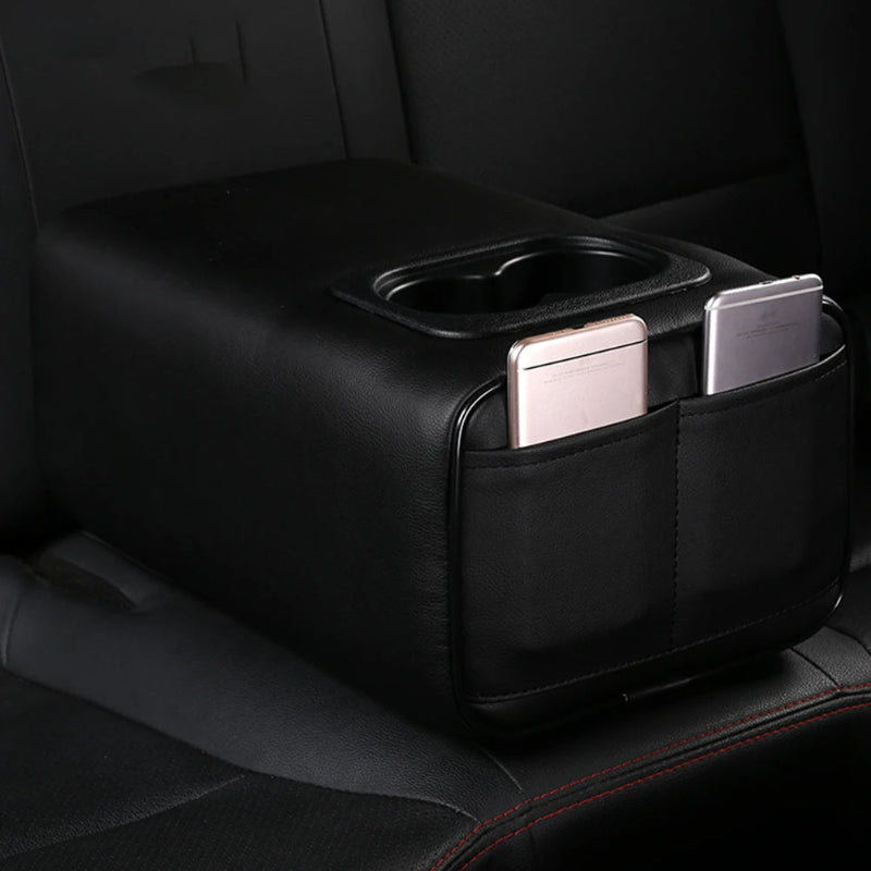 accoudoir voiture universel premium noir deux poches