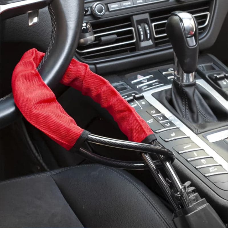 antivol pour voiture ultra secure rouge deco noir