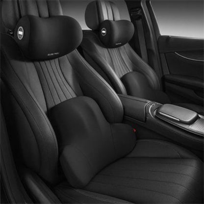 coussin lombaire voiture avec oreiller deux ensembles noir