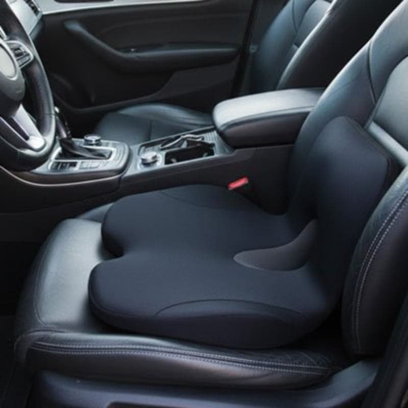 coussin lombaire voiture ergoconfort noir place conducteur
