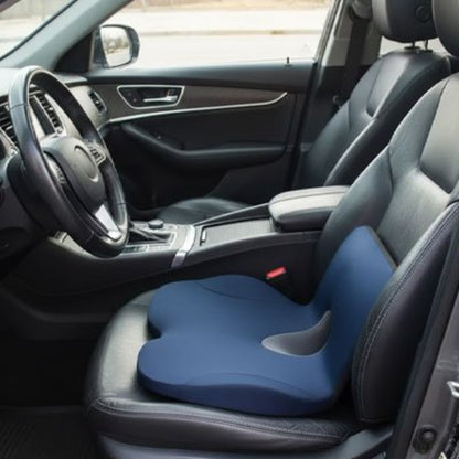 coussin lombaire voiture seul bleu