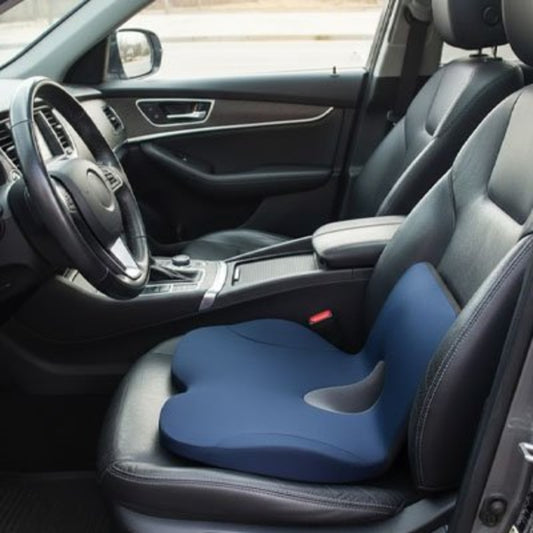 coussin lombaire voiture seul bleu