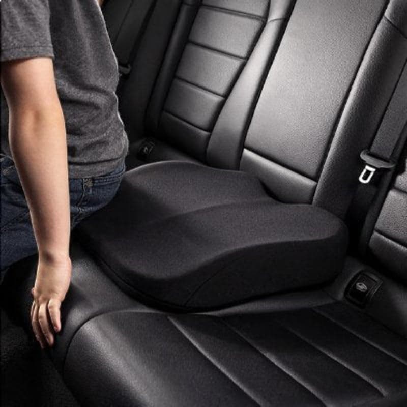 coussin voiture fessier ergocomfort noir avec passager
