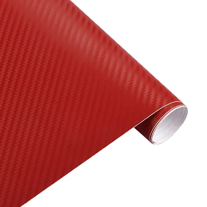 covering voiture film adhesif rouleau rouge