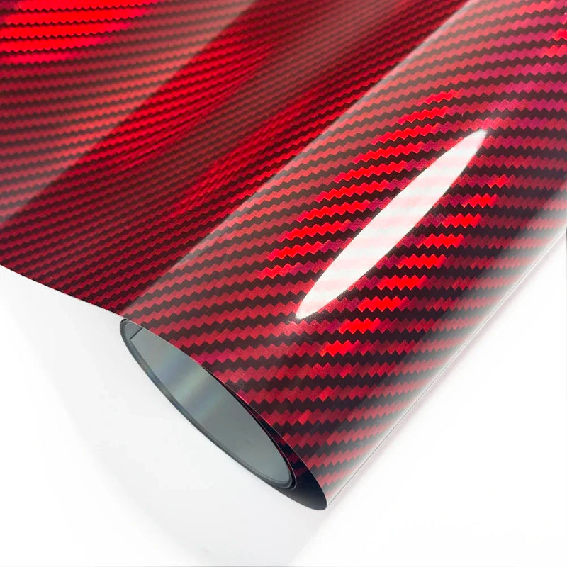 covering voiture film autocollant rouge