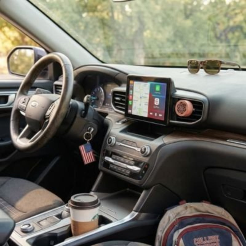 Diffuseur de parfum voiture bois compact