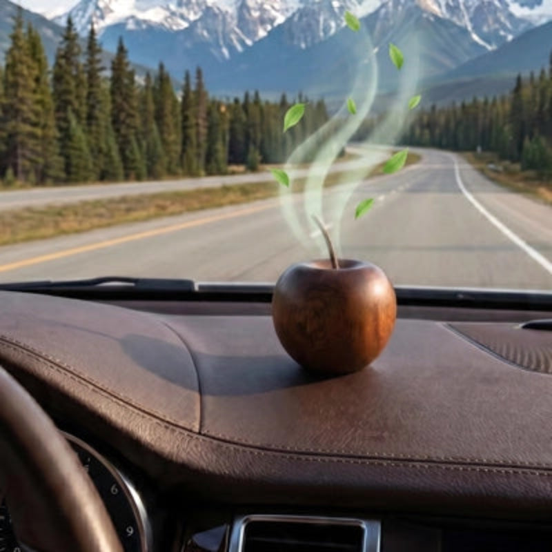 diffuseur parfum voiture pomme bois