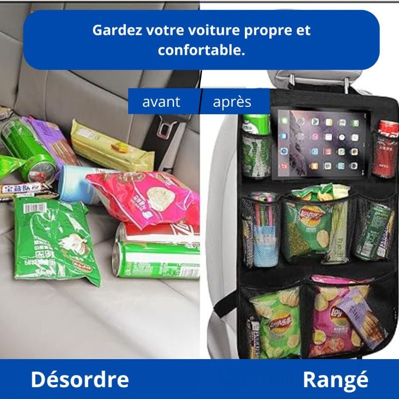 Easytravel™ | Organisateur de voiture 2 en 1 - Idealaccessoireauto