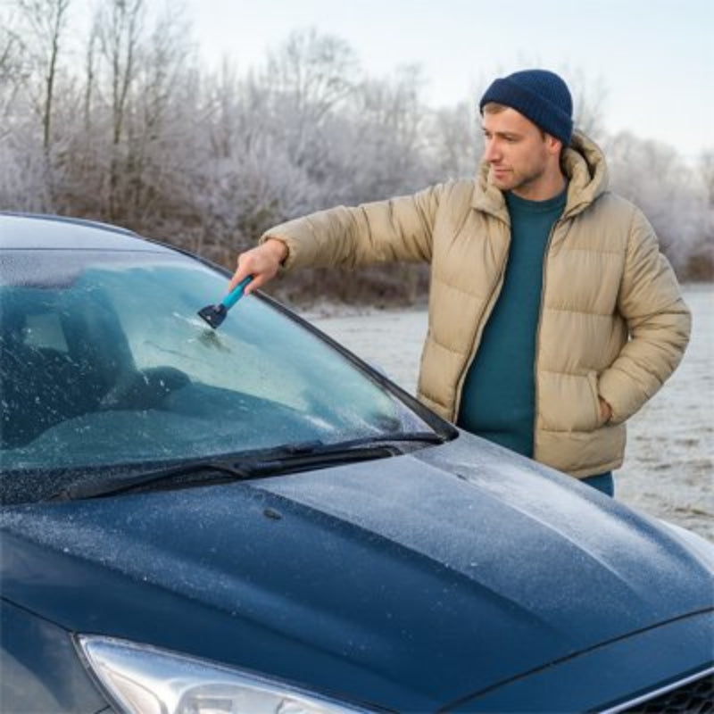 Grattoir pour pare brise icedefendeur manchebleu