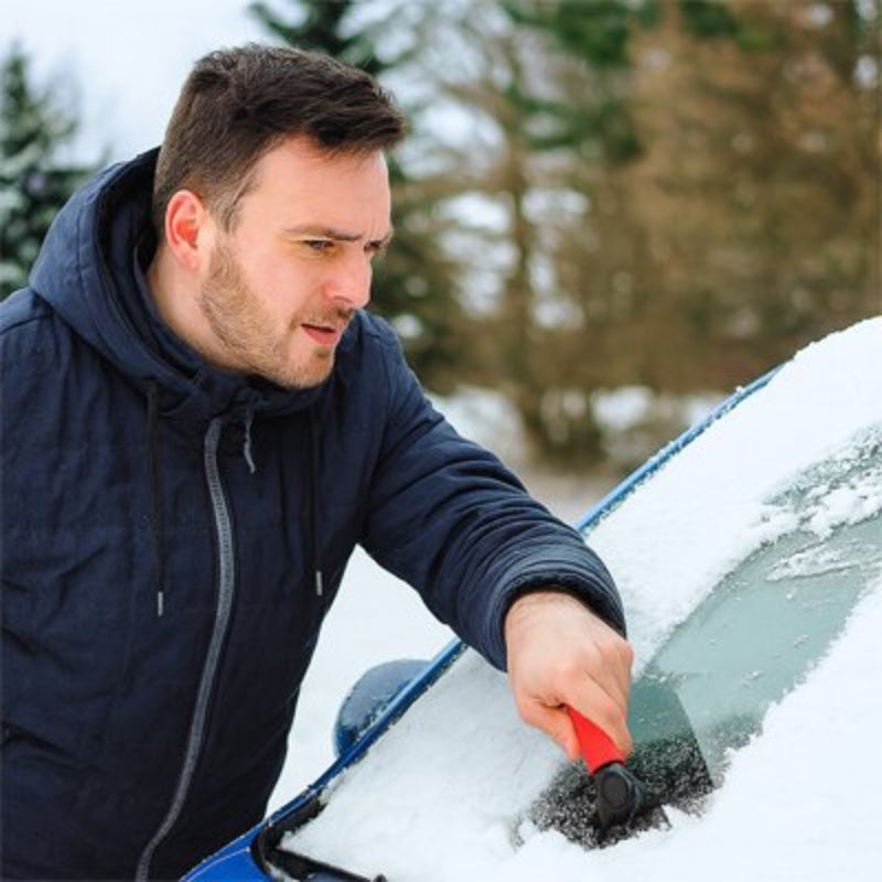 Grattoir pour pare brise icedefendeur mancherouge