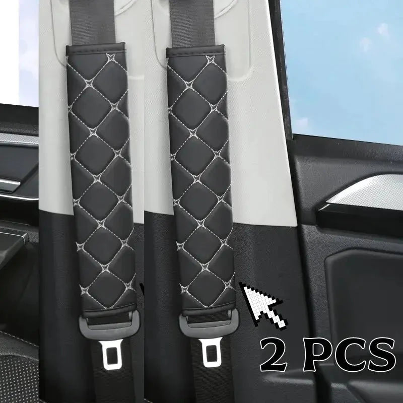 housse ceinture voiture confort pu ligne grises