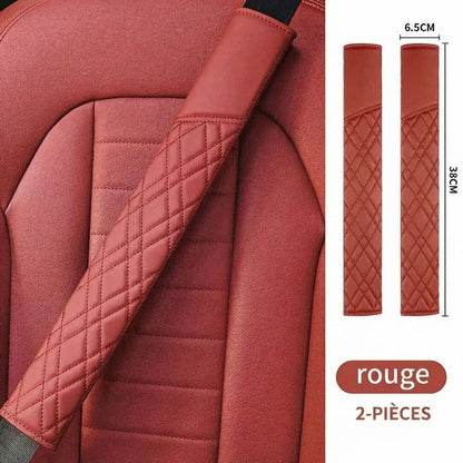 Housse de ceinture de sécurité | Cuir Nappa Premium