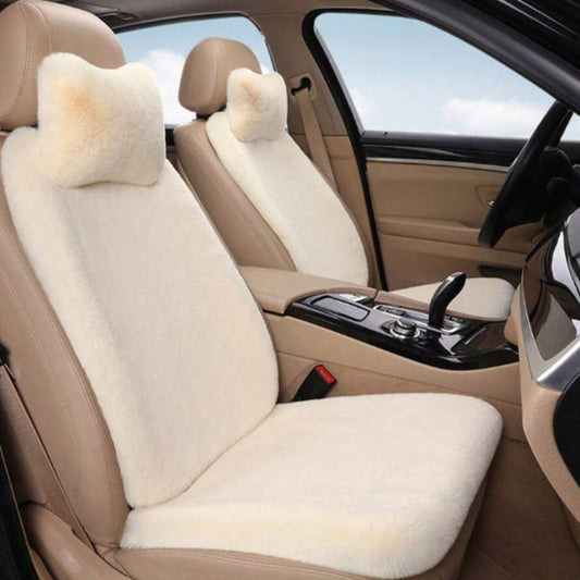 housse de siege de voiture elegante trois pieces beige