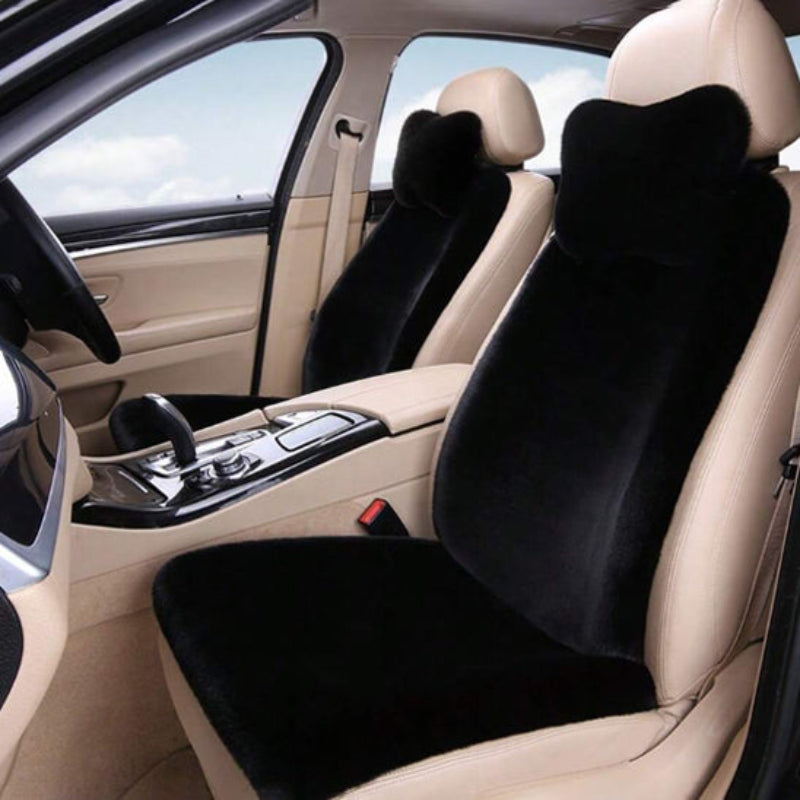 housse de siegede voiture elegante trois pieces noir