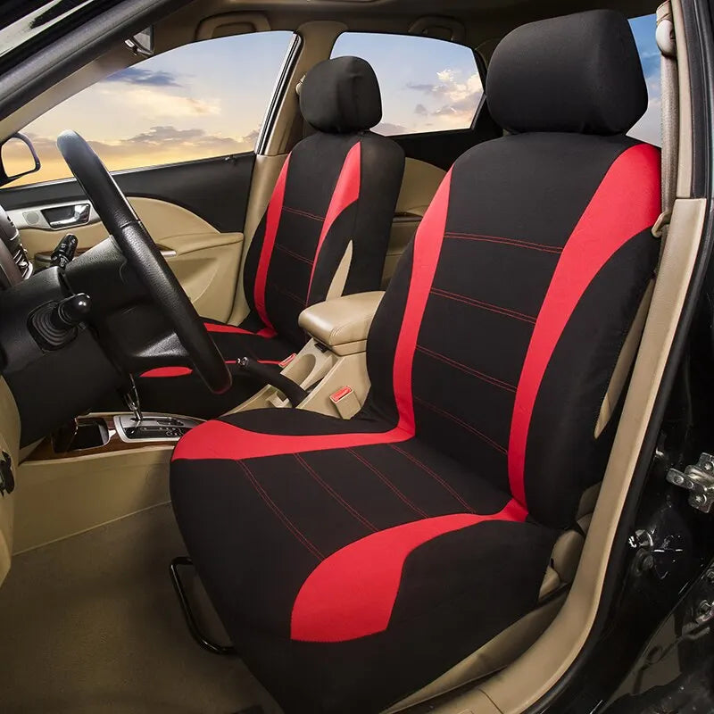 housse de siège de voiture rouge espace avant