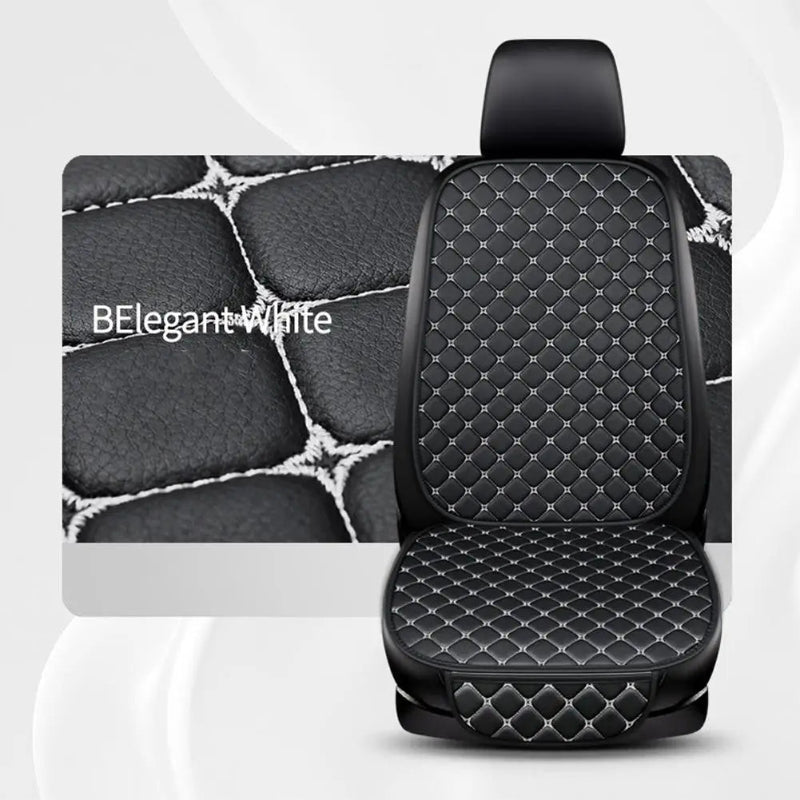 housse pour siege voiture noir couture blanche
