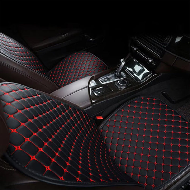 housse siege voiture noir fond rouge