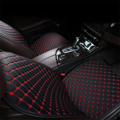 housse siege voiture noir fond rouge