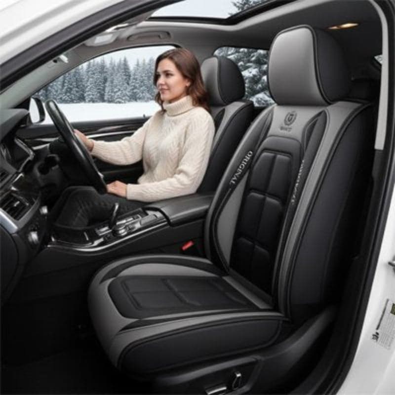 Housse siege pour voiture deux pieces grises protectstyle