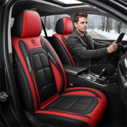 Housse siege pour voiture deux pieces rouges protectstyle