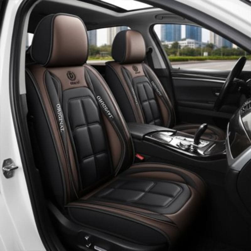 Housse siege pour voiture elegant marron protectstyle