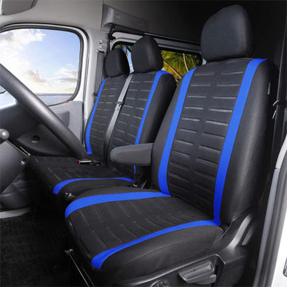 housse voiture interieur camionette espace avant noir bleu