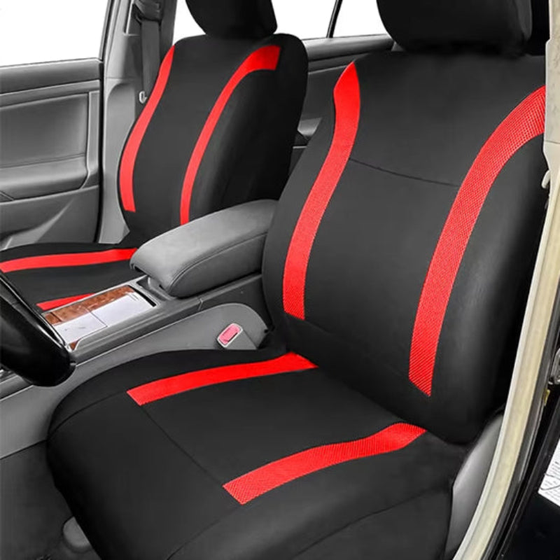 housse voiture universelle noir bande rouge
