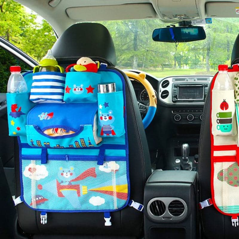 organisateur voiture enfant travelkids installation