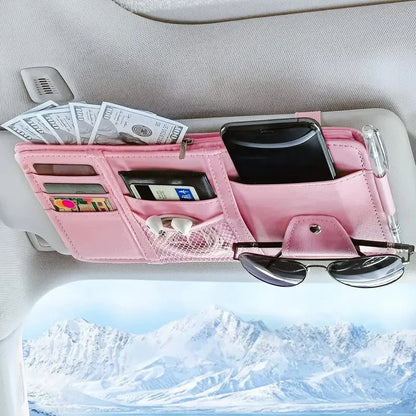 par soleil voiture organiseur rose 