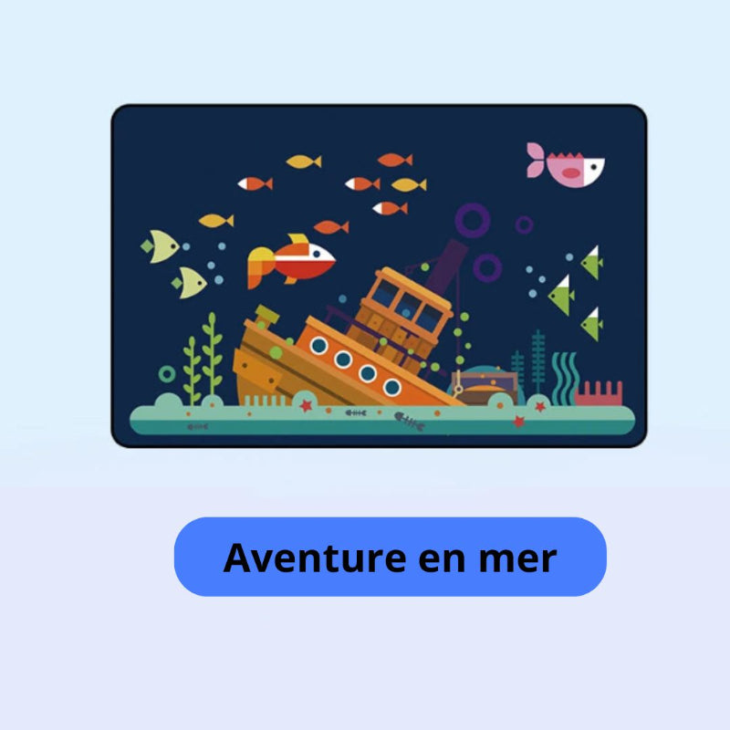 pare soleil bebe voiture aventure en mer