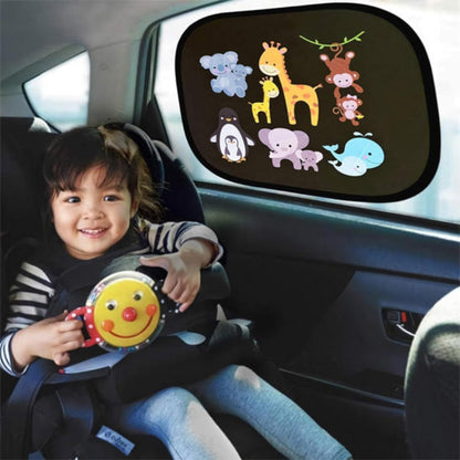 pare soleil bebe voiture cartoon pratique