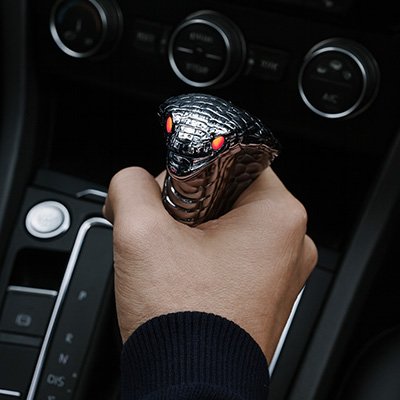 Pommeau de vitesse sportdrive main led rouge