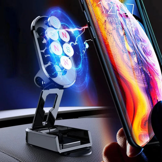 support magnetique telephone voiture mini noir