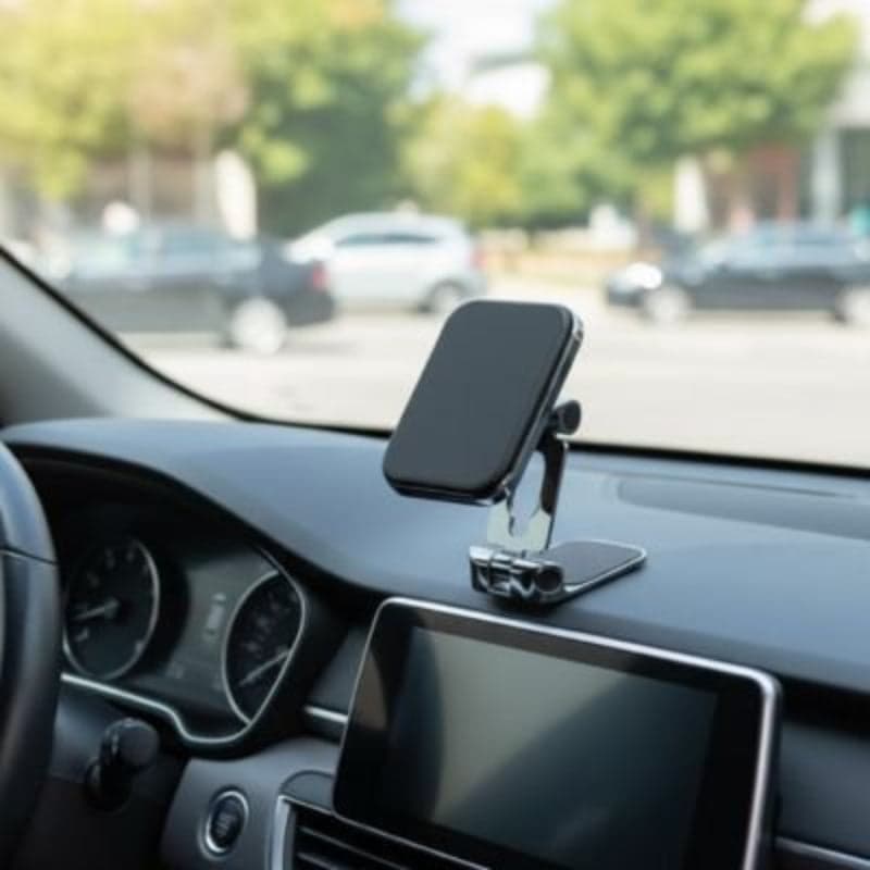 Support telephone magnétique voiture ultra stable compact