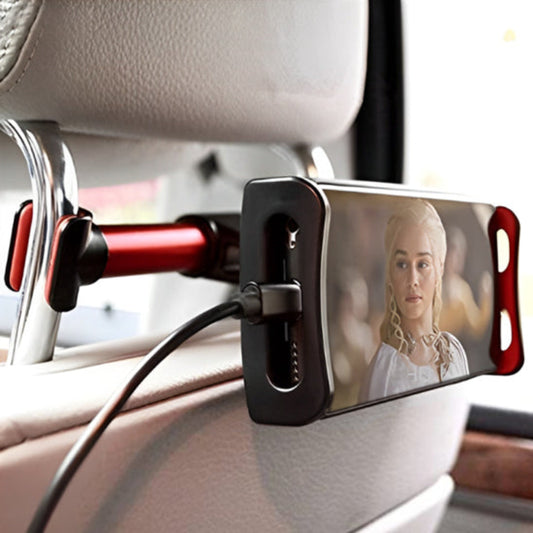 support telephone voiture appui-tete recharge facile
