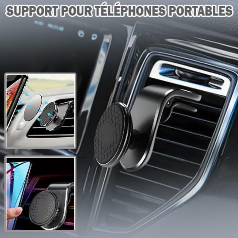 Support Téléphone Voiture Magnétique - Idealaccessoireauto