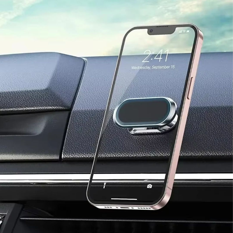 support telephone voiture magnetique mini pivotant
