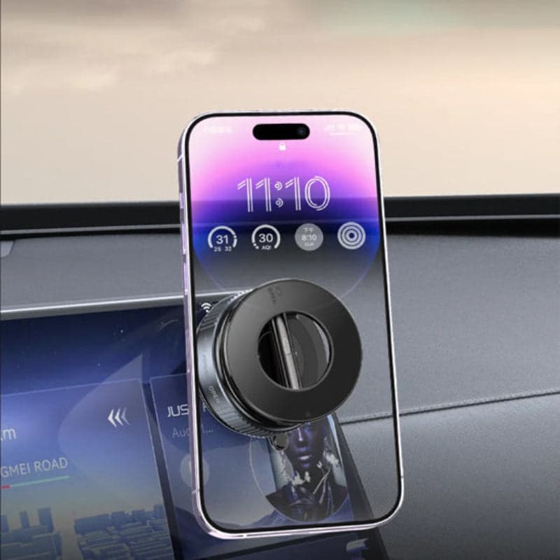support telephone voiture magnetique stable